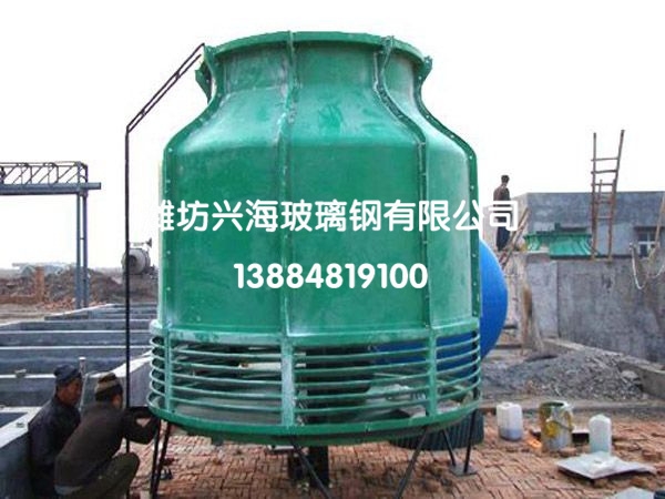 圓形冷卻塔安裝現場